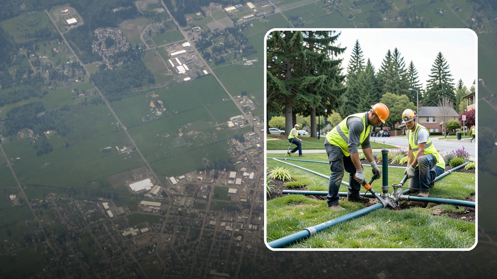 Municipal Irrigation Repair in Enumclaw, King County, WA - We diagnose and repair failed heads, valves, controllers, and mainlines to restore public irrigation systems for Western...