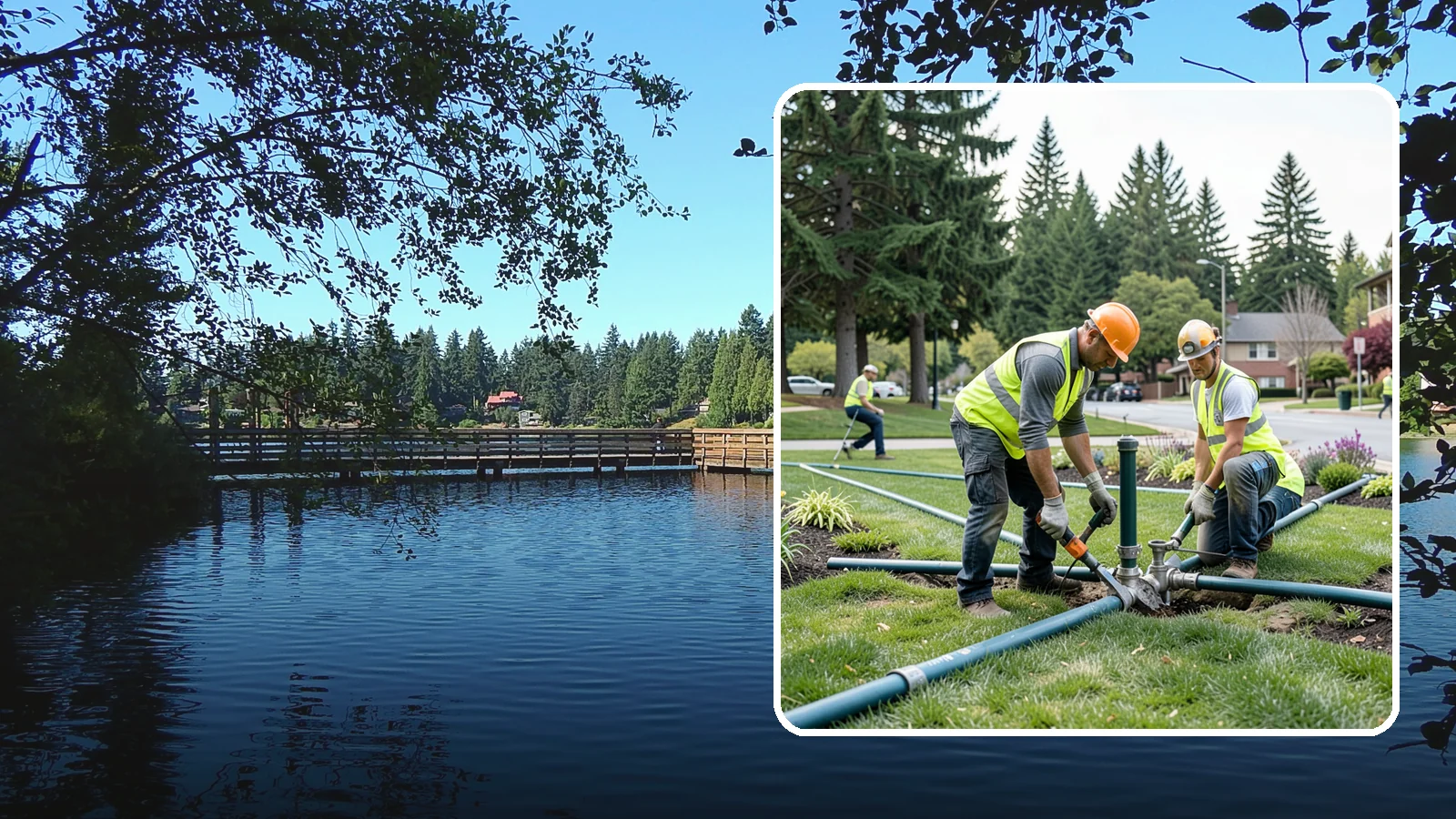 Municipal Irrigation Repair in Federal Way, King County, WA - We diagnose and repair failed heads, valves, controllers, and mainlines to restore public irrigation systems for Western...