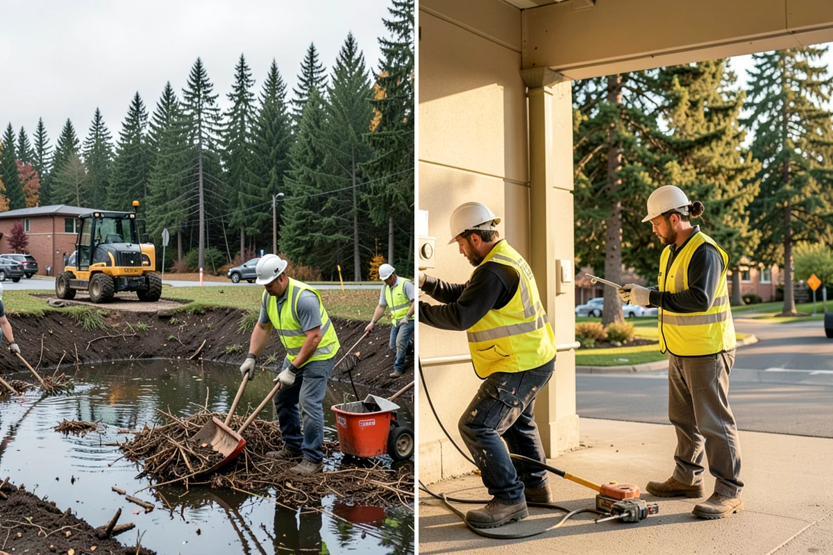 Municipal Irrigation Repair in Fircrest, Pierce County, WA - We inspect the system and pinpoint failed components