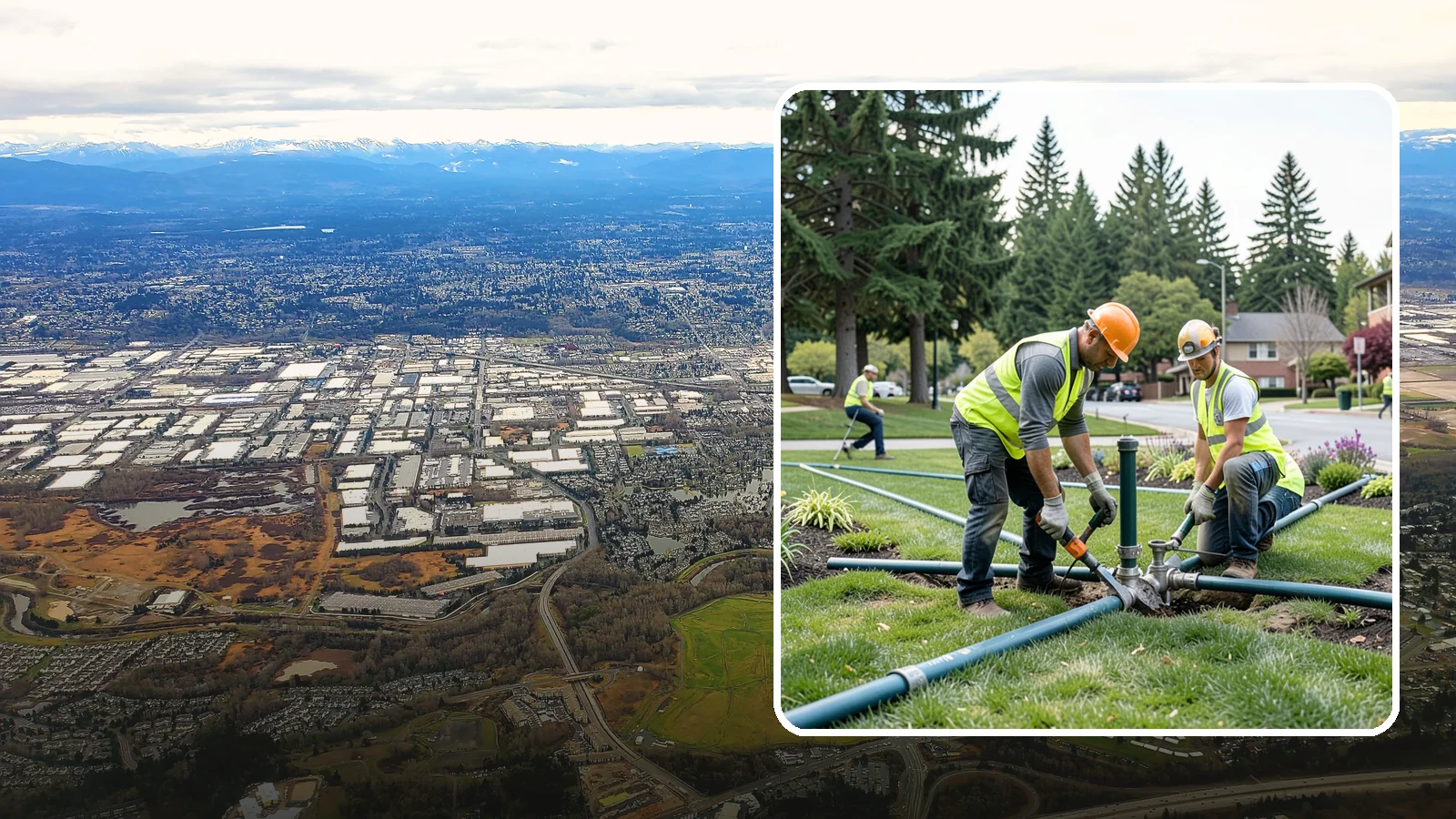 Municipal Irrigation Repair in Kent, King County, WA - We diagnose and repair failed heads, valves, controllers, and mainlines to restore public irrigation systems for Western...