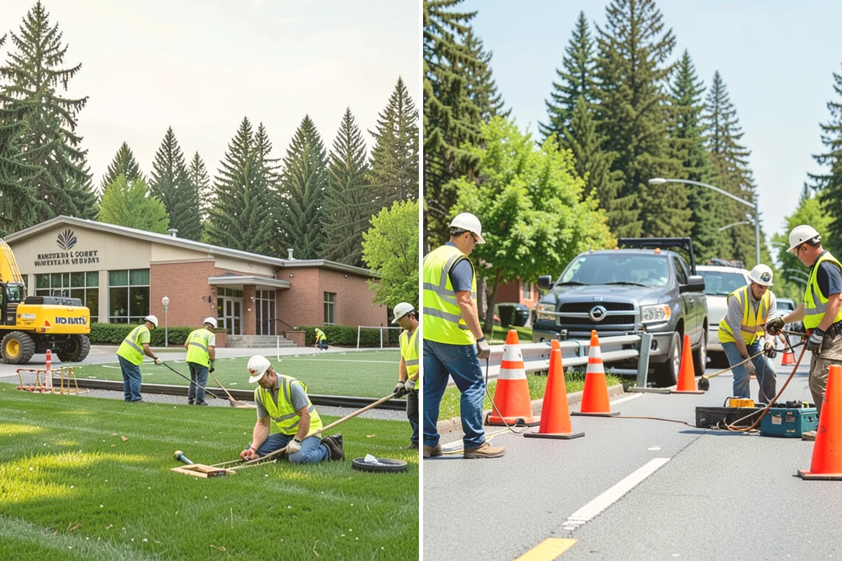 Municipal Irrigation Repair in Kirkland, King County, WA - We inspect the system and pinpoint failed components