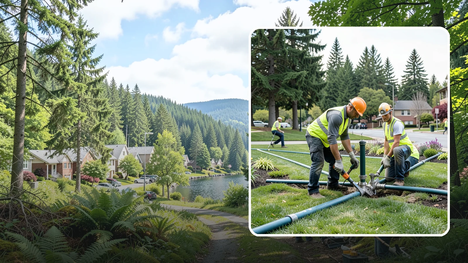 Municipal Irrigation Repair in Lake Forest Park, King County, WA - We diagnose and repair failed heads, valves, controllers, and mainlines to restore public irrigation systems for Western...