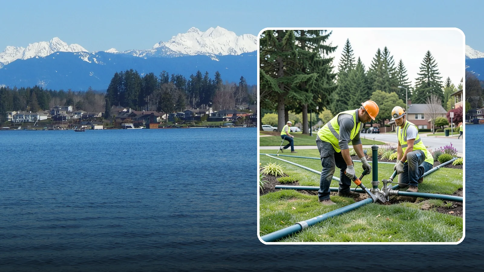 Municipal Irrigation Repair in Lake Stevens, Snohomish County, WA - We diagnose and repair failed heads, valves, controllers, and mainlines to restore public irrigation systems for Western...