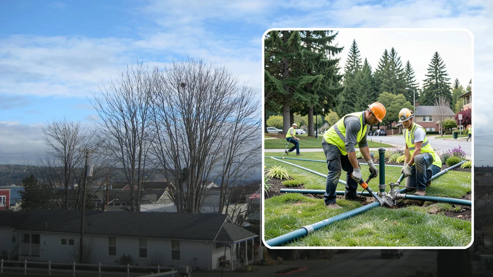 Municipal Irrigation Repair in Langley, Island County, WA - We diagnose and repair failed heads, valves, controllers, and mainlines to restore public irrigation systems for Western...