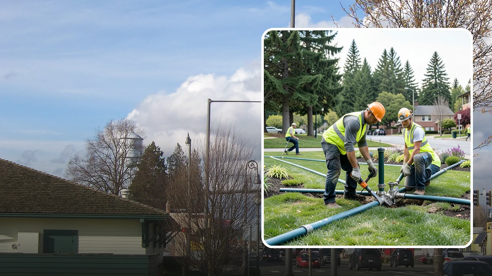 Municipal Irrigation Repair in Marysville, Snohomish County, WA - We diagnose and repair failed heads, valves, controllers, and mainlines to restore public irrigation systems for Western...