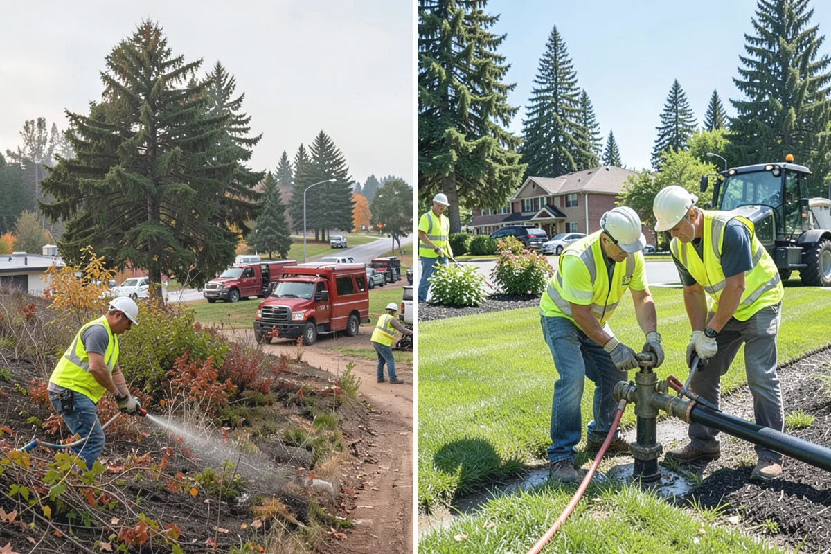Municipal Irrigation Repair in Marysville, Snohomish County, WA - We inspect the system and pinpoint failed components