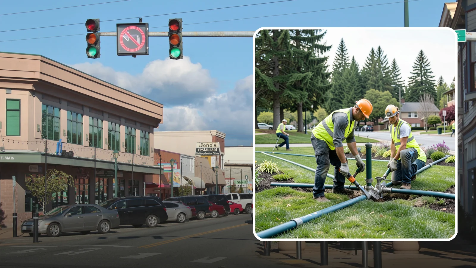 Municipal Irrigation Repair in Monroe, Snohomish County, WA - We diagnose and repair failed heads, valves, controllers, and mainlines to restore public irrigation systems for Western...