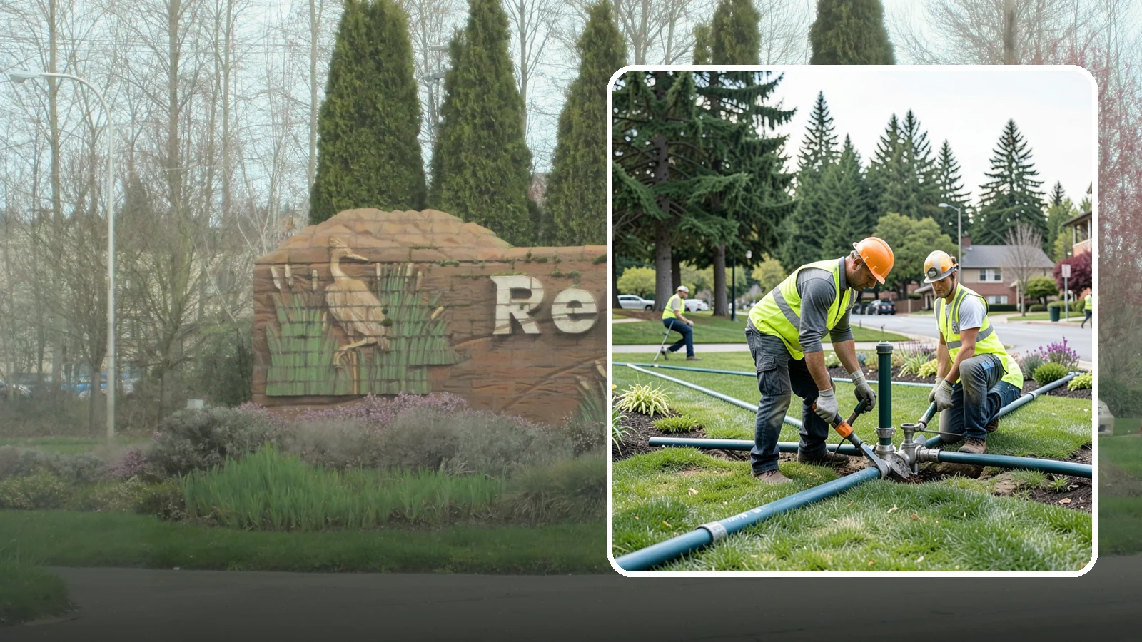 Municipal Irrigation Repair in Renton, King County, WA - We diagnose and repair failed heads, valves, controllers, and mainlines to restore public irrigation systems for Western...