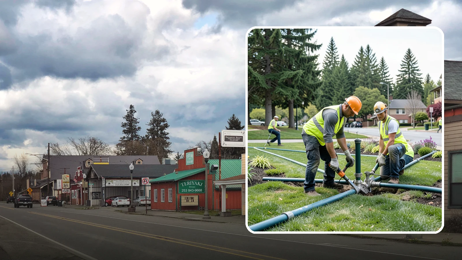 Municipal Irrigation Repair in Roy, Pierce County, WA - We diagnose and repair failed heads, valves, controllers, and mainlines to restore public irrigation systems for Western...