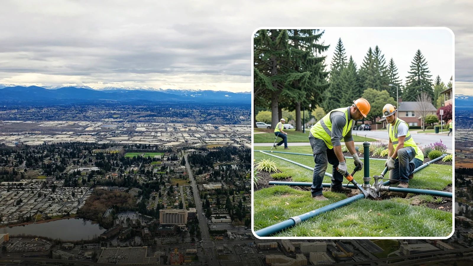 Municipal Irrigation Repair in SeaTac, King County, WA - We diagnose and repair failed heads, valves, controllers, and mainlines to restore public irrigation systems for Western...