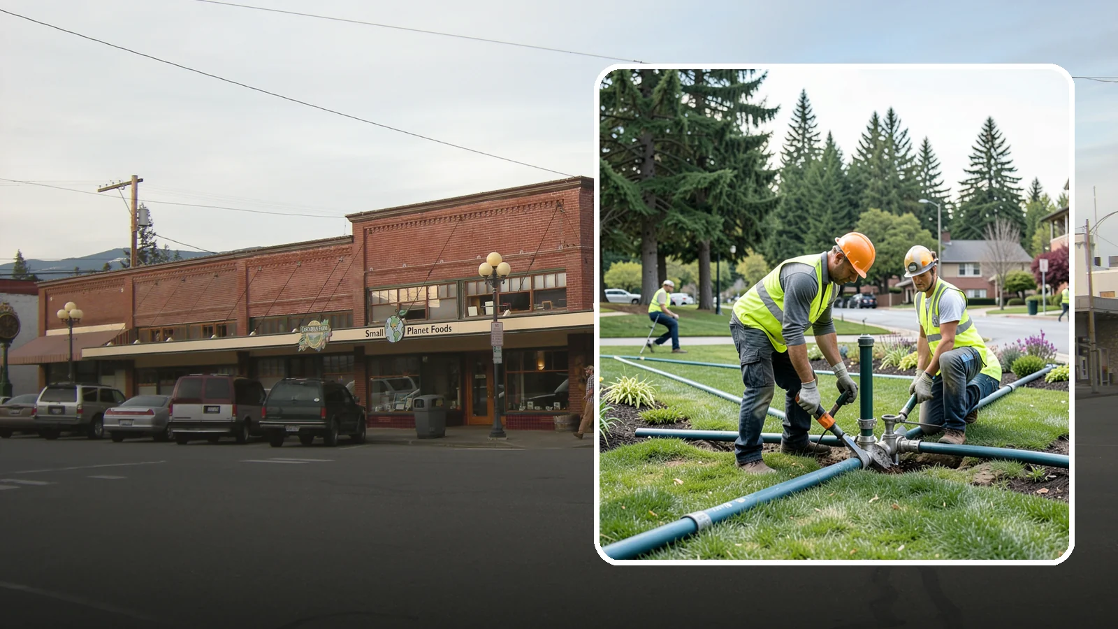 Municipal Irrigation Repair in Sedro-Woolley, Skagit County, WA - We diagnose and repair failed heads, valves, controllers, and mainlines to restore public irrigation systems for Western...