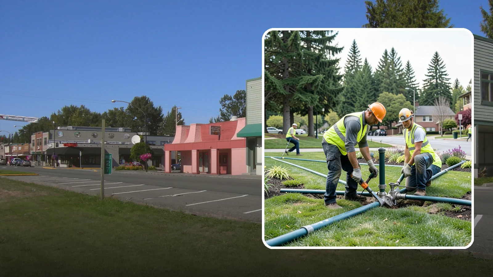 Municipal Irrigation Repair in Snoqualmie, King County, WA - We diagnose and repair failed heads, valves, controllers, and mainlines to restore public irrigation systems for Western...