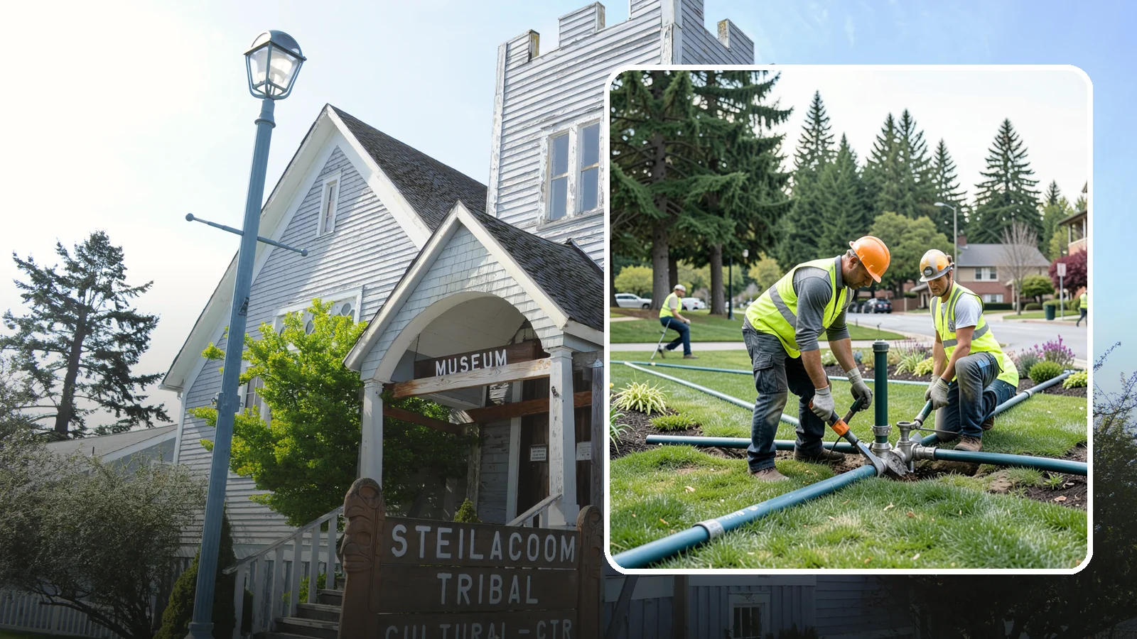 Municipal Irrigation Repair in Steilacoom, Pierce County, WA - We diagnose and repair failed heads, valves, controllers, and mainlines to restore public irrigation systems for Western...