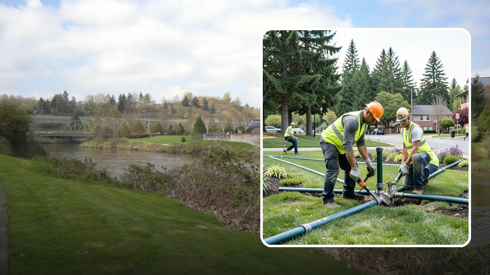 Municipal Irrigation Repair in Tukwila, King County, WA - We diagnose and repair failed heads, valves, controllers, and mainlines to restore public irrigation systems for Western...