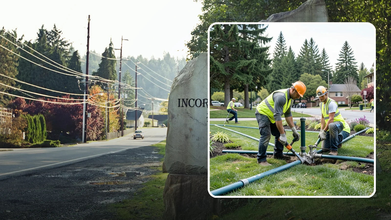 Municipal Irrigation Repair in Wilkeson, Pierce County, WA - We diagnose and repair failed heads, valves, controllers, and mainlines to restore public irrigation systems for Western...