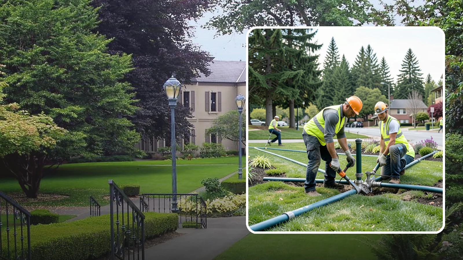 Municipal Irrigation Repair in Woodinville, King County, WA - We diagnose and repair failed heads, valves, controllers, and mainlines to restore public irrigation systems for Western...