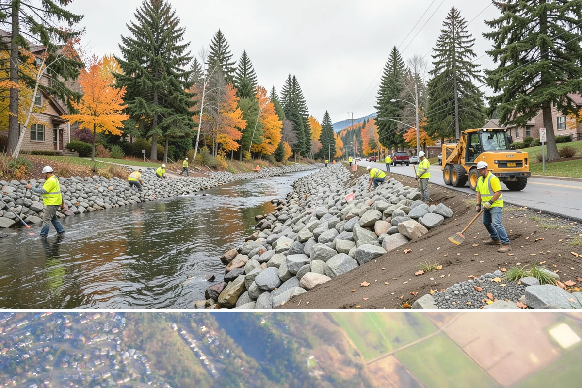 Municipal Landscape Installation in Algona, King County, WA - Installation is best scheduled for fall or spring to give new plantings a mild establishment window ahead of summer stress.