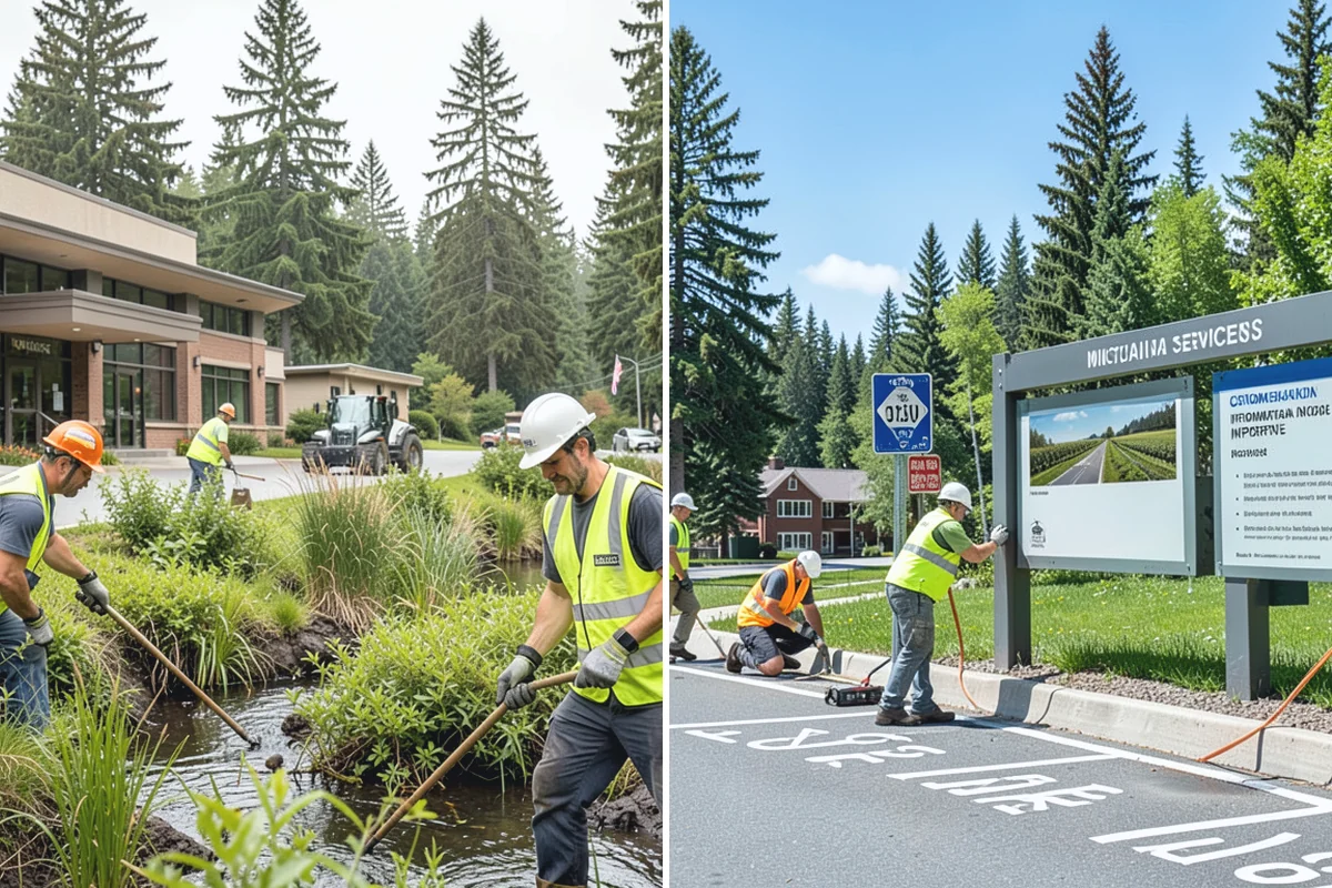 Municipal Landscape Installation in Beaux Arts Village, King County, WA - We review plans and specifications and confirm the plant and material schedule