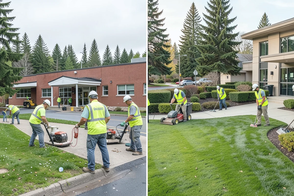 Municipal Landscape Installation in Bonney Lake, Pierce County, WA - We review plans and specifications and confirm the plant and material schedule