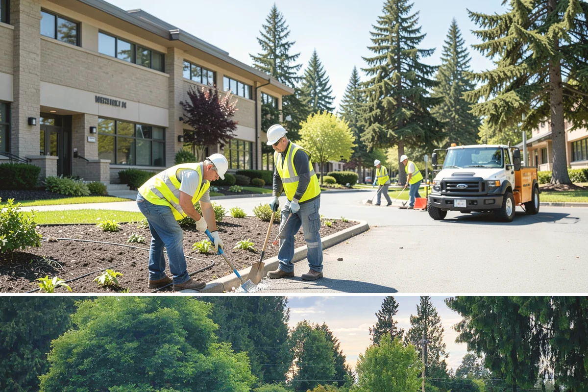 Municipal Landscape Installation in Bonney Lake, Pierce County, WA - Installation is best scheduled for fall or spring to give new plantings a mild establishment window ahead of summer stress.
