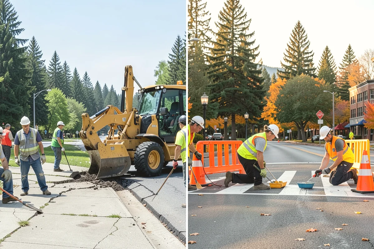 Municipal Landscape Installation in Burien, King County, WA - We review plans and specifications and confirm the plant and material schedule