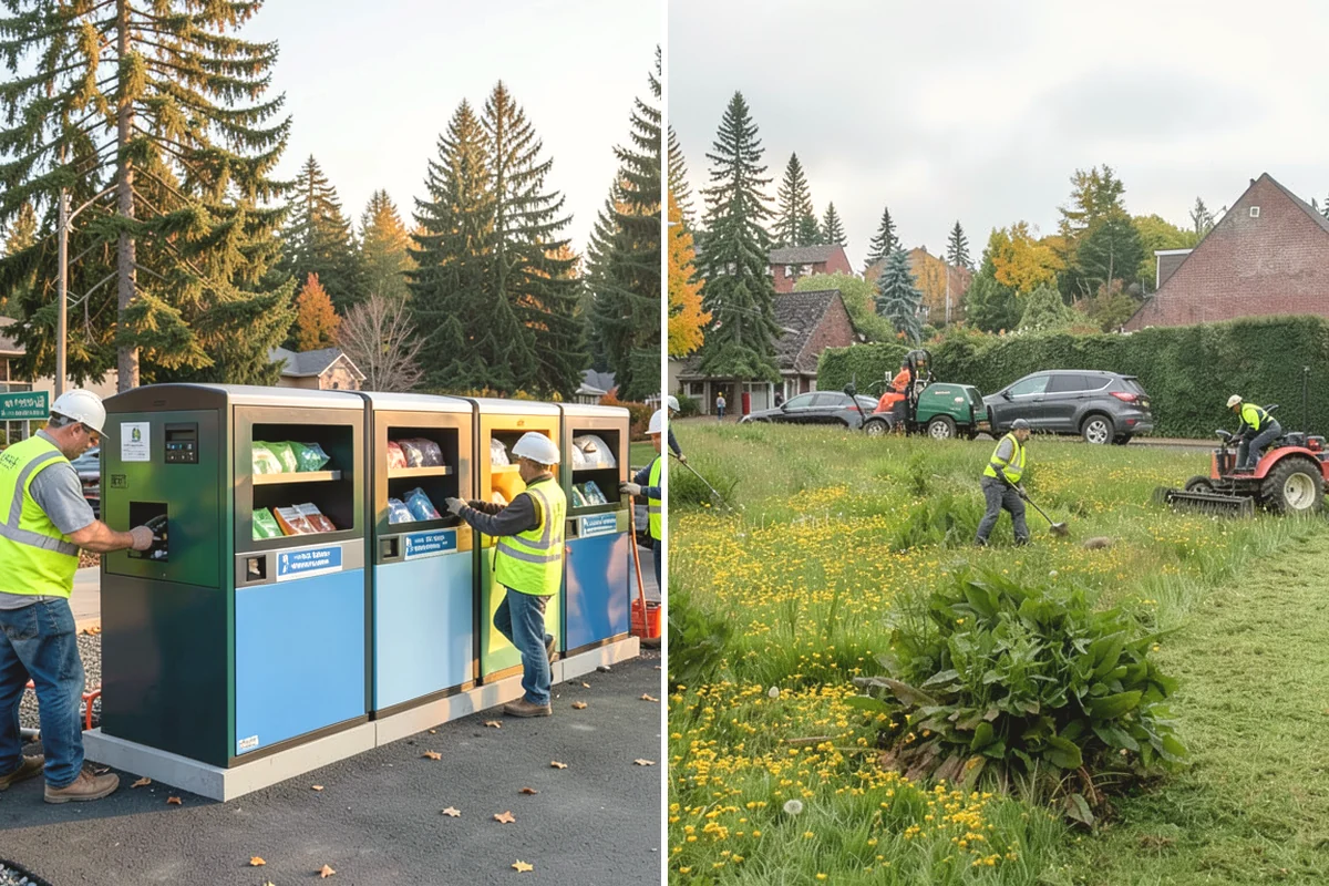 Municipal Landscape Installation in Carnation, King County, WA - We review plans and specifications and confirm the plant and material schedule