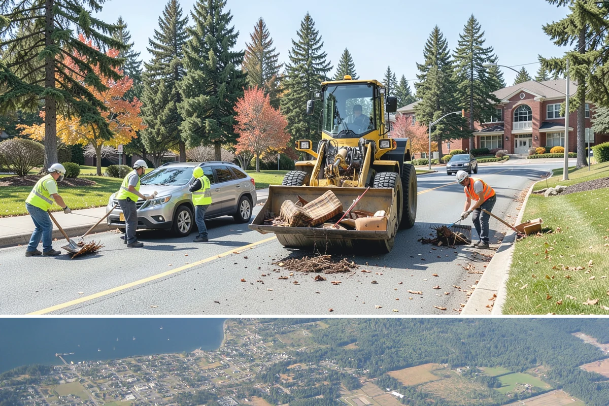 Municipal Landscape Installation in Coupeville, Island County, WA - Installation is best scheduled for fall or spring to give new plantings a mild establishment window ahead of summer stress.