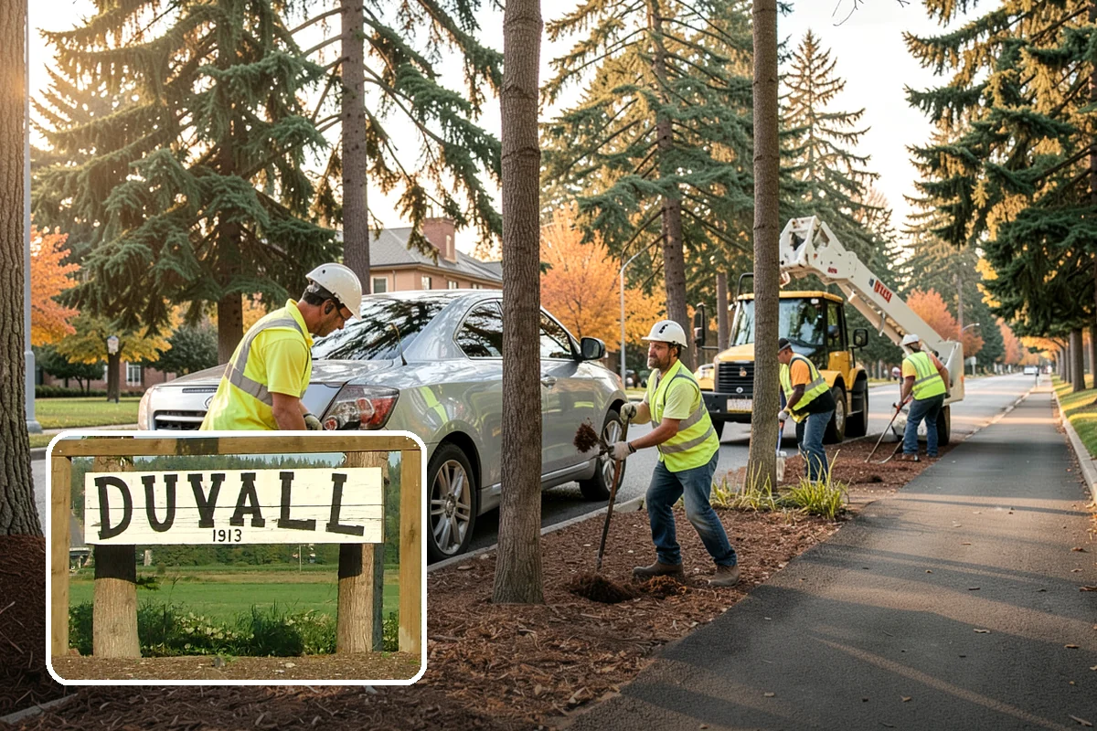 Municipal Landscape Installation in Duvall, King County, WA - Turnkey installation coordinates plants, soil, and irrigation under one contract