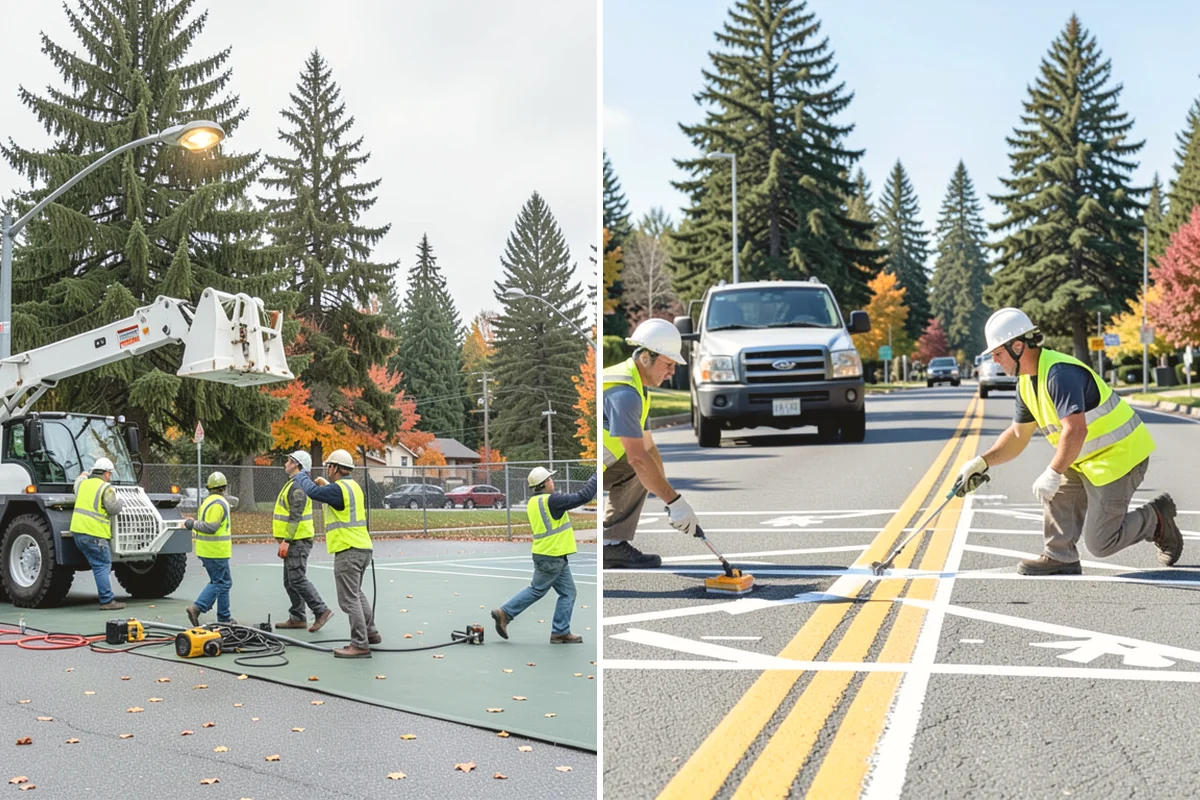 Municipal Landscape Installation in Duvall, King County, WA - We review plans and specifications and confirm the plant and material schedule
