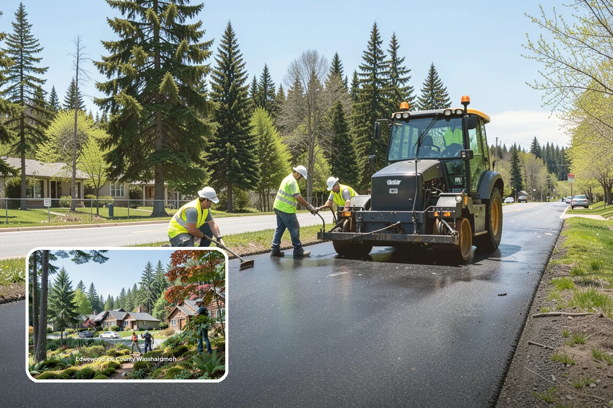 Municipal Landscape Installation in Edgewood, Pierce County, WA - Turnkey installation coordinates plants, soil, and irrigation under one contract
