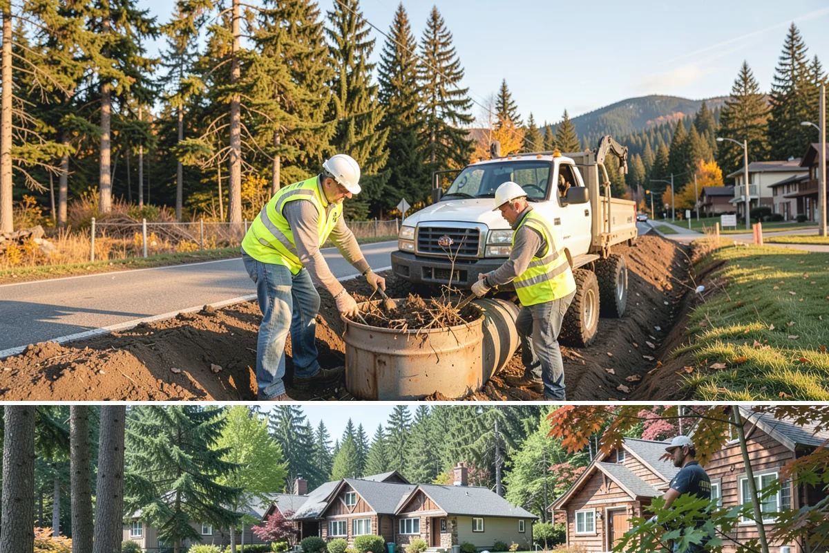 Municipal Landscape Installation in Edgewood, Pierce County, WA - Installation is best scheduled for fall or spring to give new plantings a mild establishment window ahead of summer stress.