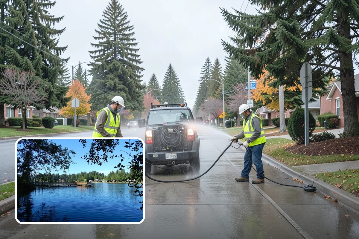 Municipal Landscape Installation in Federal Way, King County, WA - Turnkey installation coordinates plants, soil, and irrigation under one contract