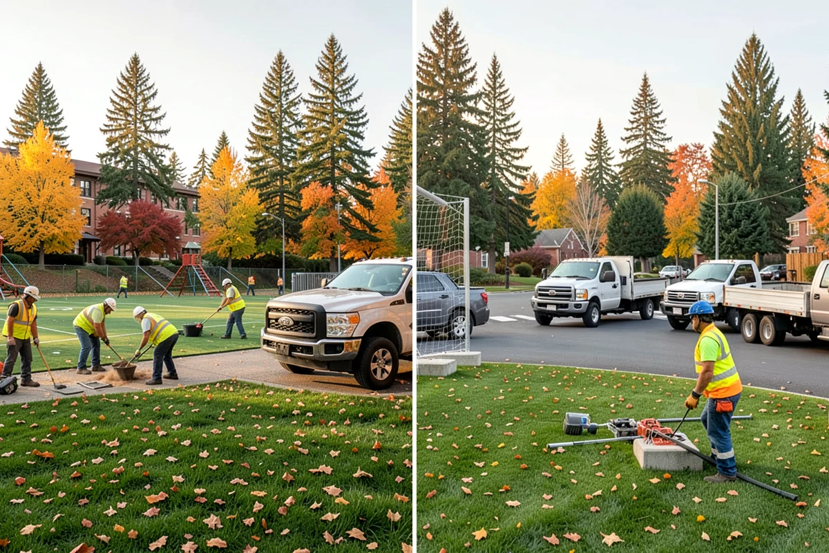 Municipal Landscape Installation in Federal Way, King County, WA - We review plans and specifications and confirm the plant and material schedule