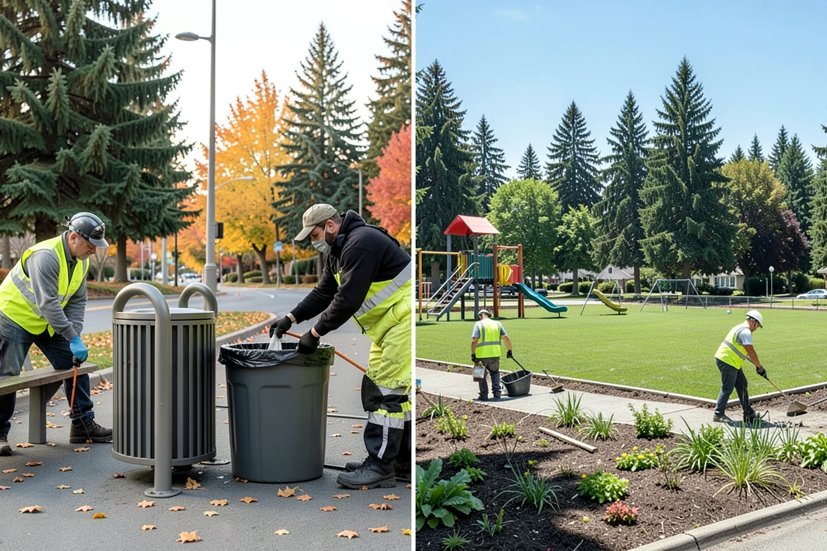 Municipal Landscape Installation in Hunts Point, King County, WA - We review plans and specifications and confirm the plant and material schedule