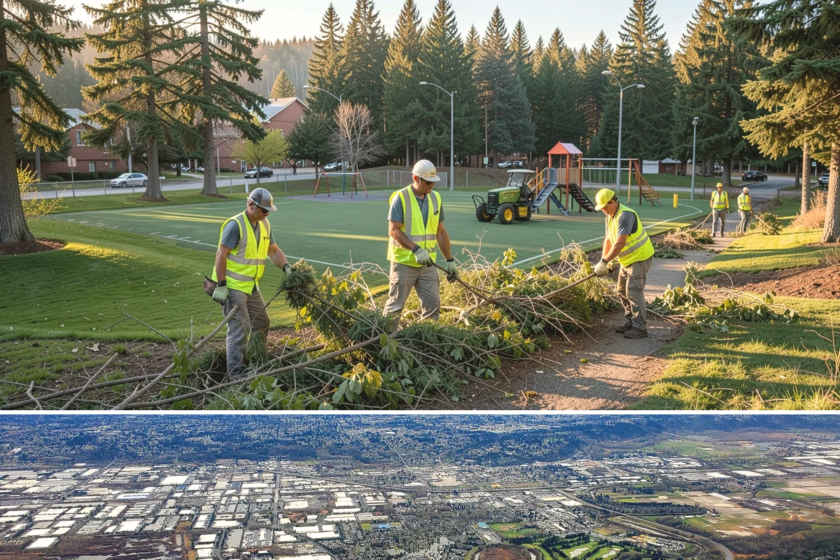 Municipal Landscape Installation in Kent, King County, WA - Installation is best scheduled for fall or spring to give new plantings a mild establishment window ahead of summer stress.