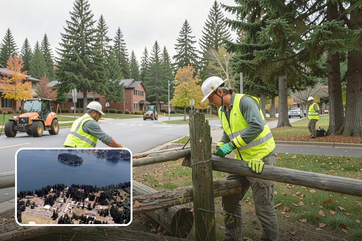 Municipal Landscape Installation in Lakewood, Pierce County, WA - Turnkey installation coordinates plants, soil, and irrigation under one contract