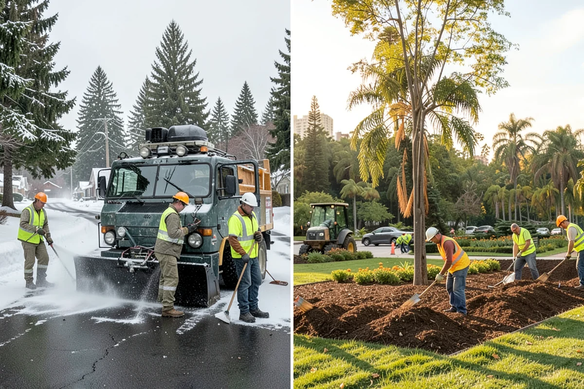 Municipal Landscape Installation in Lakewood, Pierce County, WA - We review plans and specifications and confirm the plant and material schedule
