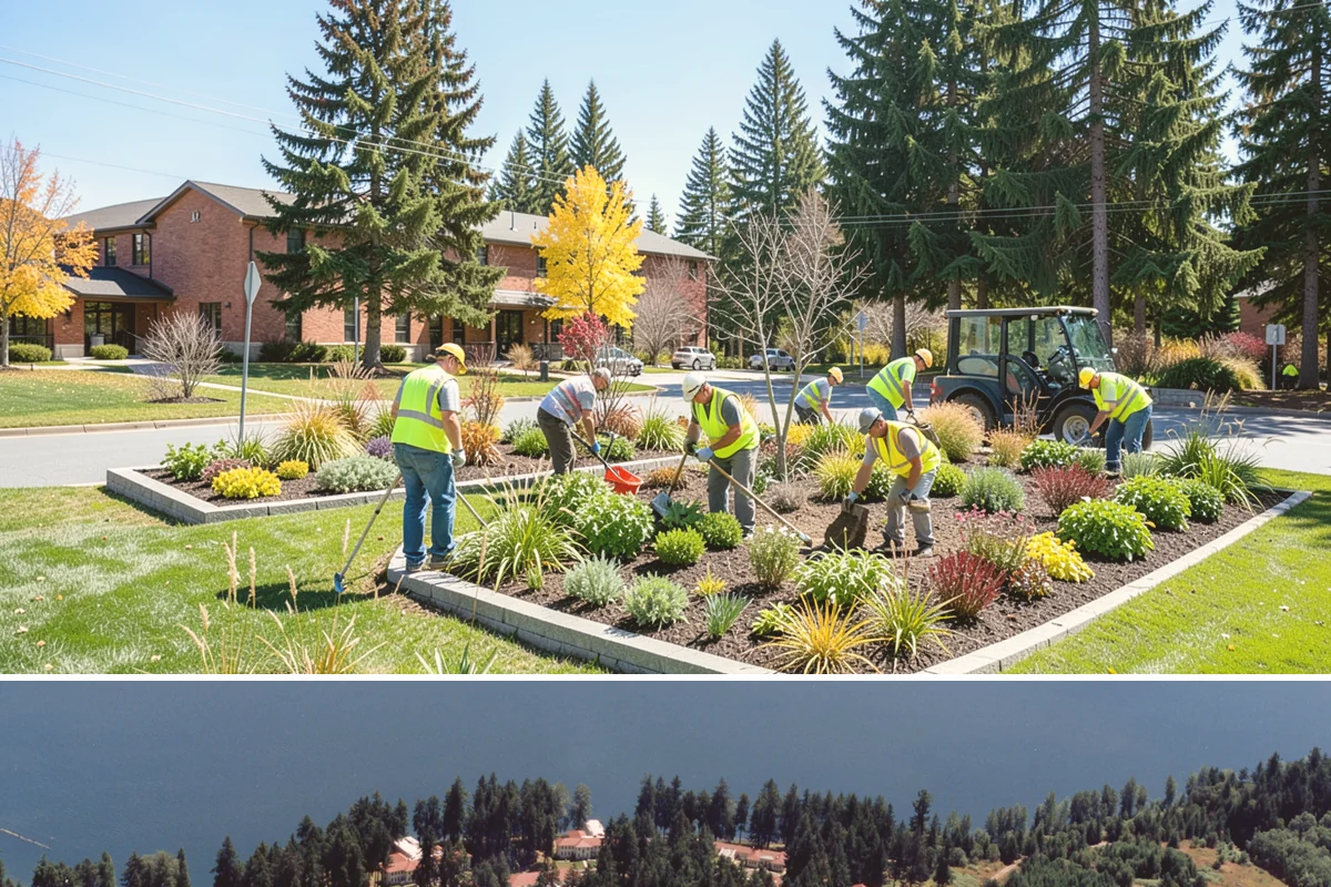 Municipal Landscape Installation in Lakewood, Pierce County, WA - Installation is best scheduled for fall or spring to give new plantings a mild establishment window ahead of summer stress.