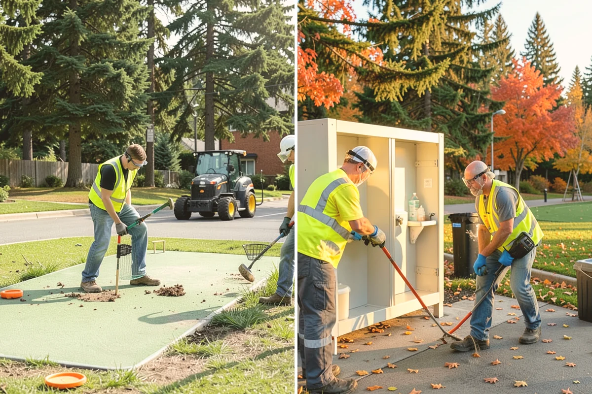 Municipal Landscape Installation in Langley, Island County, WA - We review plans and specifications and confirm the plant and material schedule