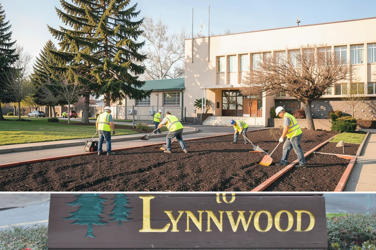 Municipal Landscape Installation in Lynnwood, Snohomish County, WA - Installation is best scheduled for fall or spring to give new plantings a mild establishment window ahead of summer stress.