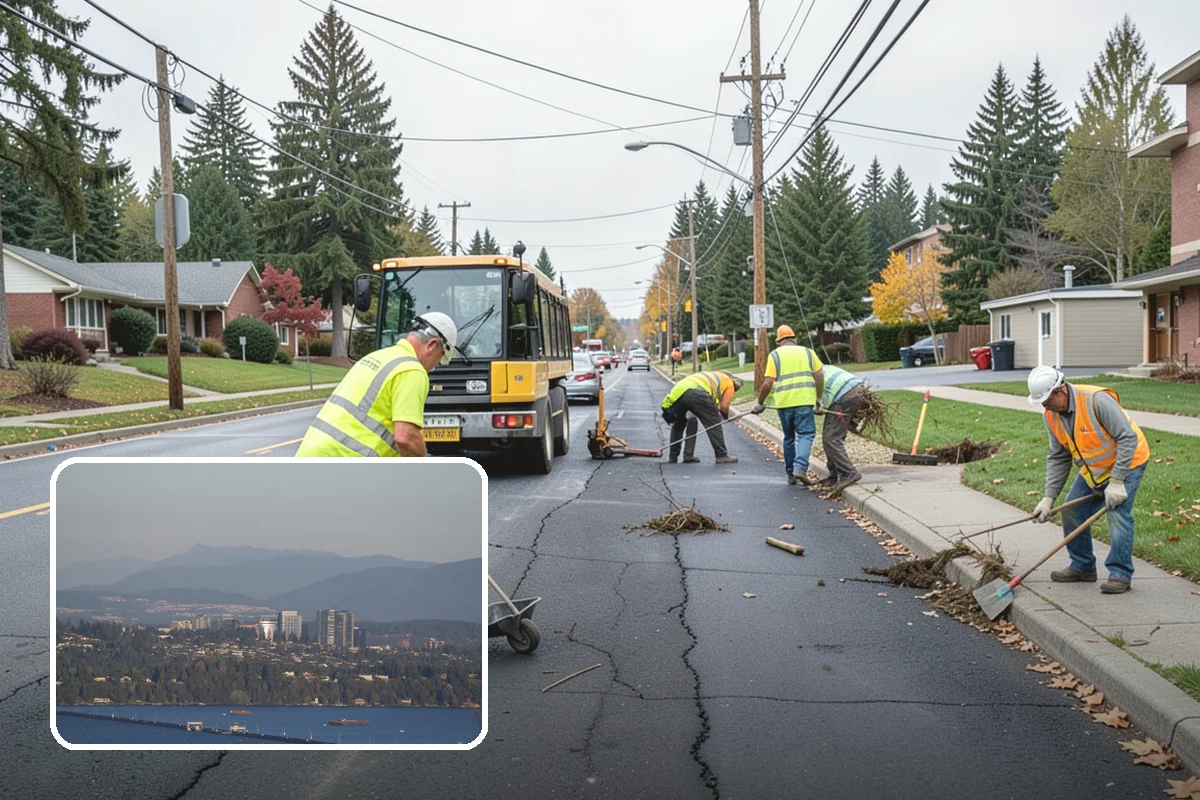 Municipal Landscape Installation in Medina, King County, WA - Turnkey installation coordinates plants, soil, and irrigation under one contract