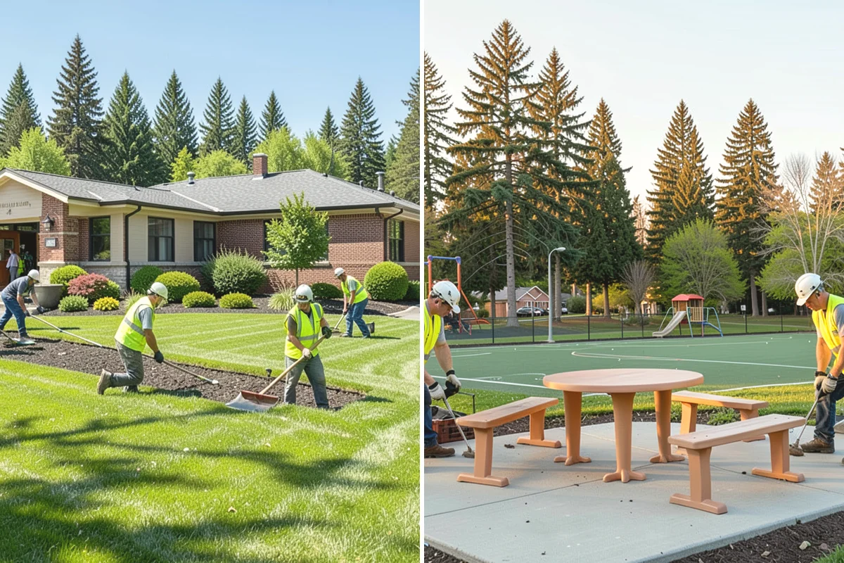 Municipal Landscape Installation in Mill Creek, Snohomish County, WA - We review plans and specifications and confirm the plant and material schedule