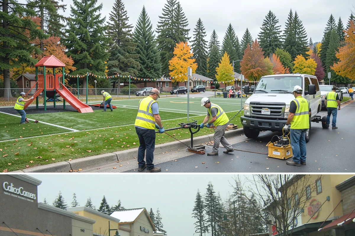 Municipal Landscape Installation in Mill Creek, Snohomish County, WA - Installation is best scheduled for fall or spring to give new plantings a mild establishment window ahead of summer stress.