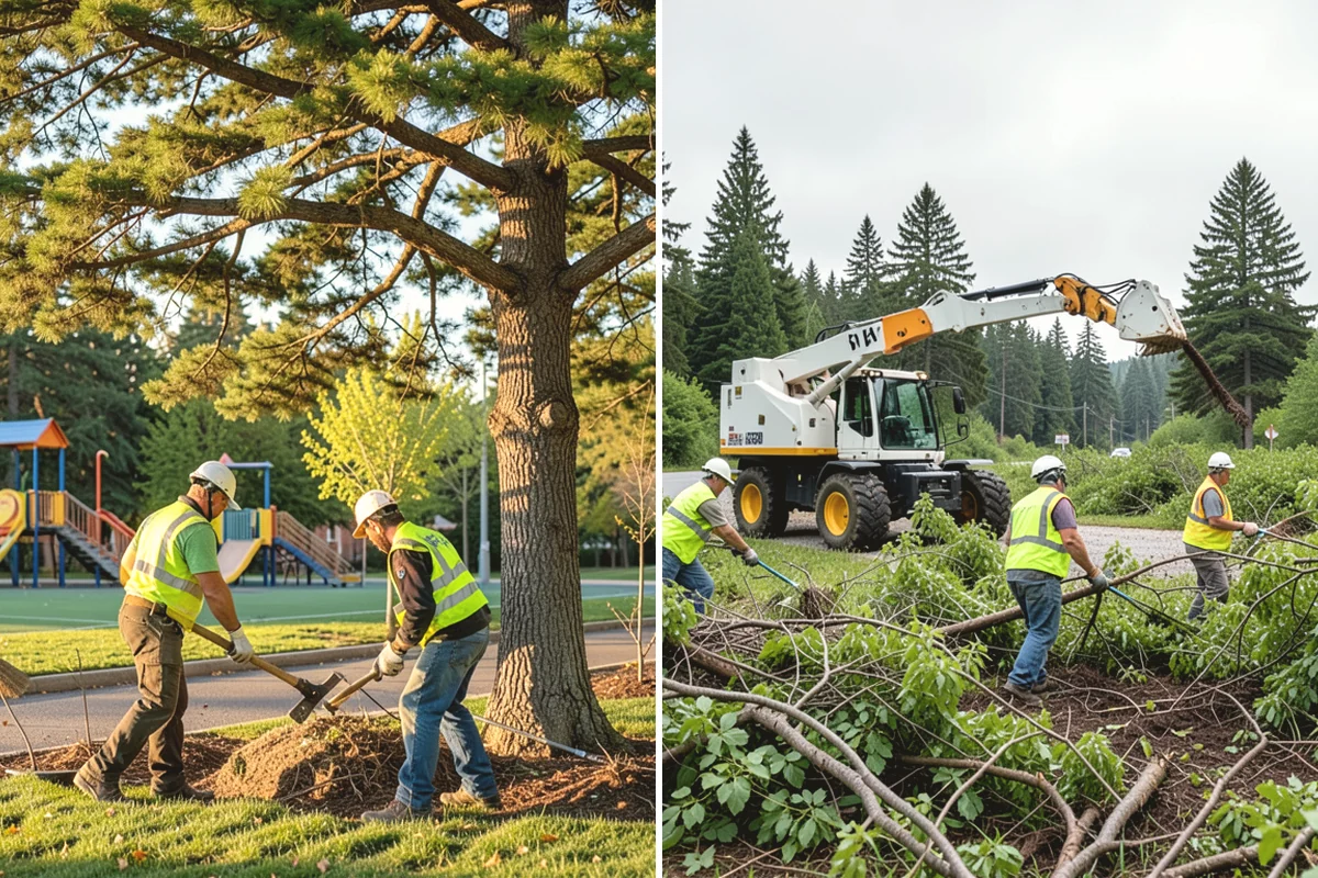 Municipal Landscape Installation in Mukilteo, Snohomish County, WA - We review plans and specifications and confirm the plant and material schedule