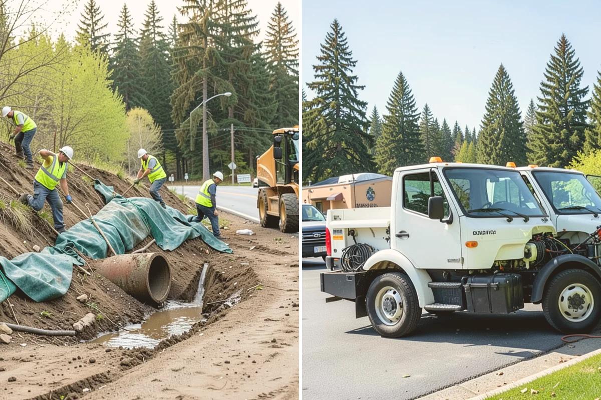 Municipal Landscape Installation in Newcastle, King County, WA - We review plans and specifications and confirm the plant and material schedule
