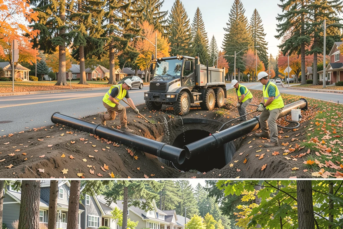 Municipal Landscape Installation in Normandy Park, King County, WA - Installation is best scheduled for fall or spring to give new plantings a mild establishment window ahead of summer stress.
