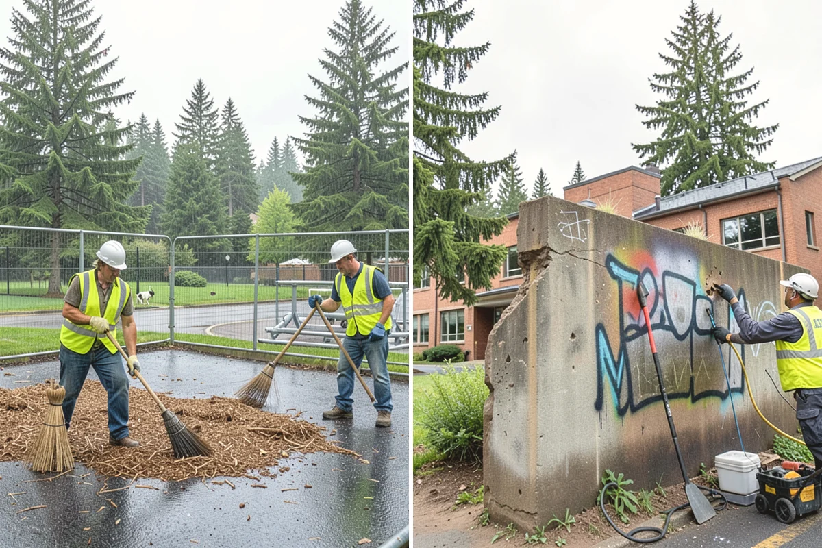 Municipal Landscape Installation in North Bend, King County, WA - We review plans and specifications and confirm the plant and material schedule