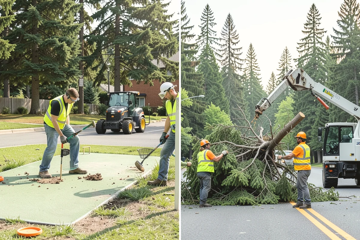 Municipal Landscape Installation in Oak Harbor, Island County, WA - We review plans and specifications and confirm the plant and material schedule