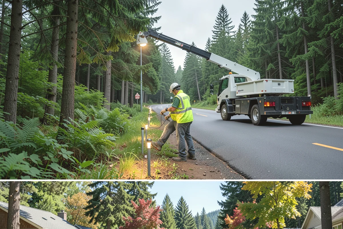 Municipal Landscape Installation in Orting, Pierce County, WA - Installation is best scheduled for fall or spring to give new plantings a mild establishment window ahead of summer stress.