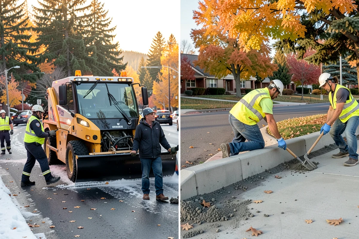Municipal Landscape Installation in Puyallup, Pierce County, WA - We review plans and specifications and confirm the plant and material schedule